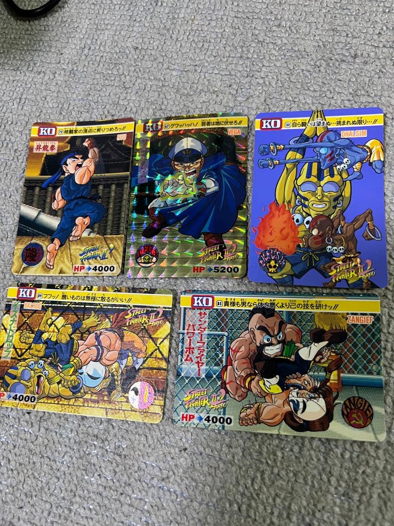 ストリートファイタートレーディングカードセット