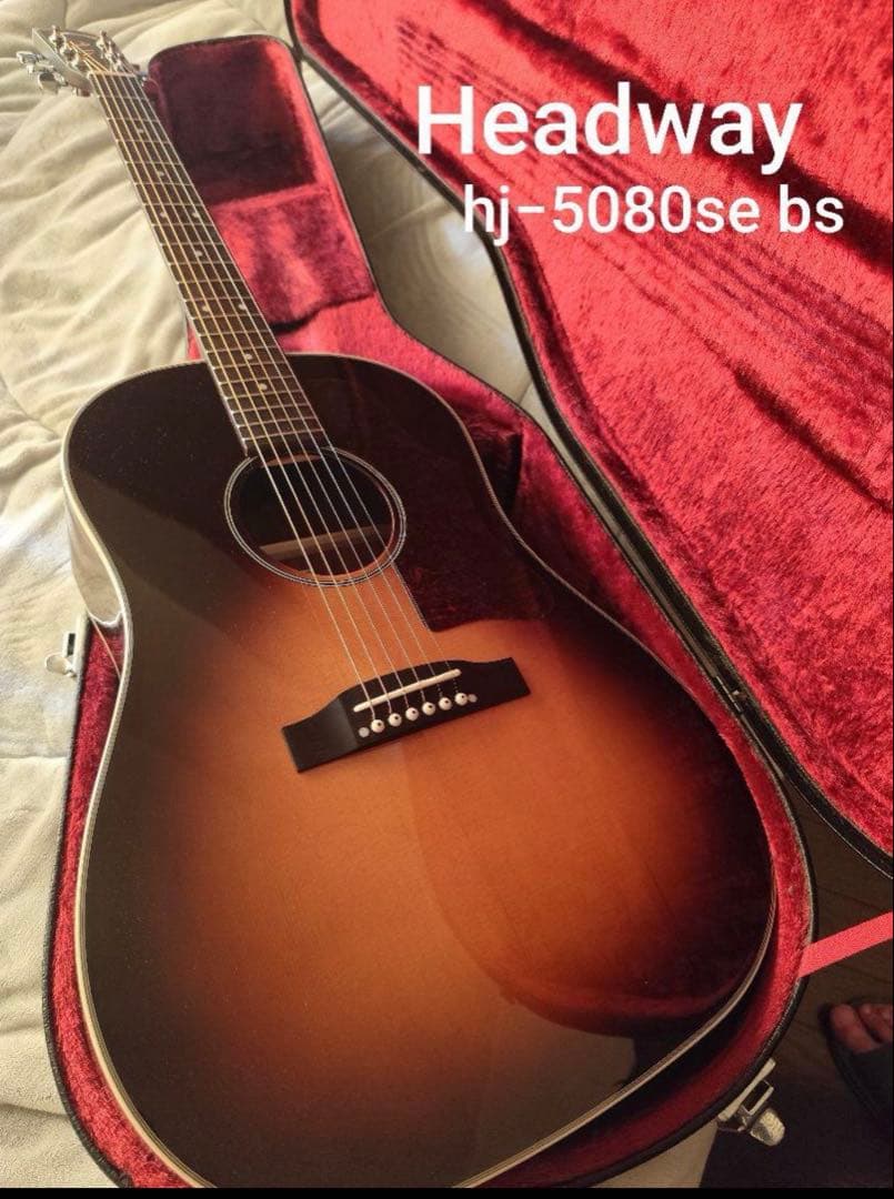 ⭐️美品Headway HJ-5080SE エレアコ GOTOHペグ 輸送用HC付 楽天市場】Headway Japan Tune-up Series HJ-5080SE Black 新品[ヘッド