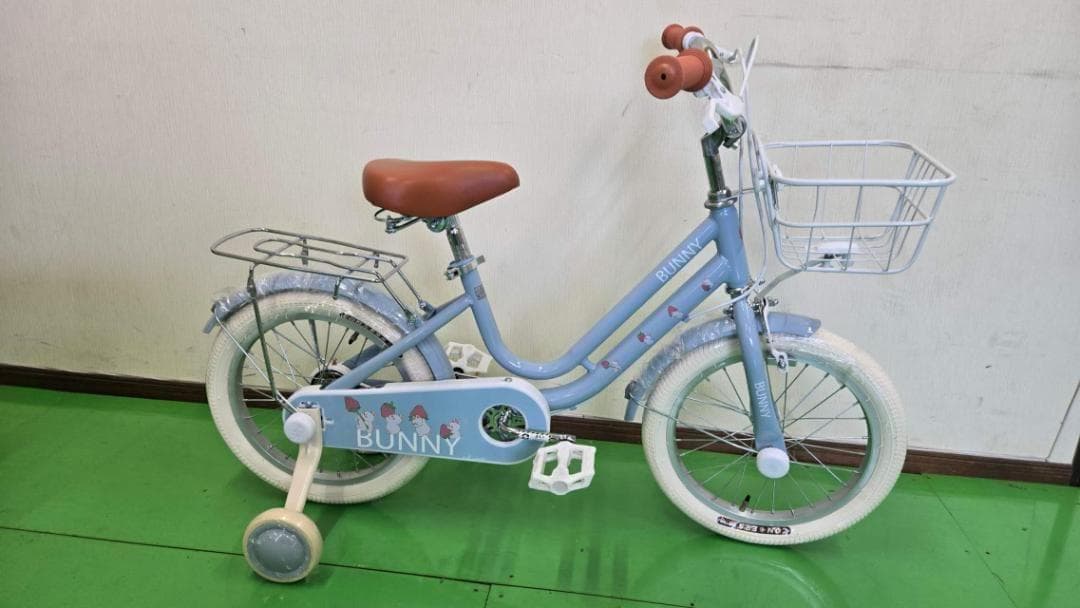 【値下げ中】子供用自転車 BUNNYデザイン 18インチ BLUE