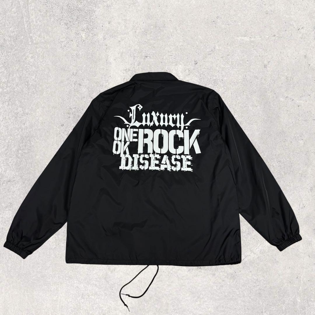 美品✨ONE OK ROCK コーチジャケット 2023 ツアー 黒 XL - メルカリ