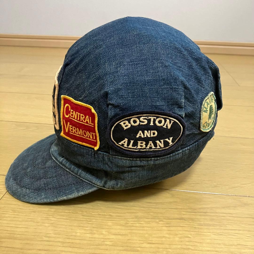 DENIM DUNGAREE ワッペン付きデニムキャップ 52サイズ 貴重 - メルカリ