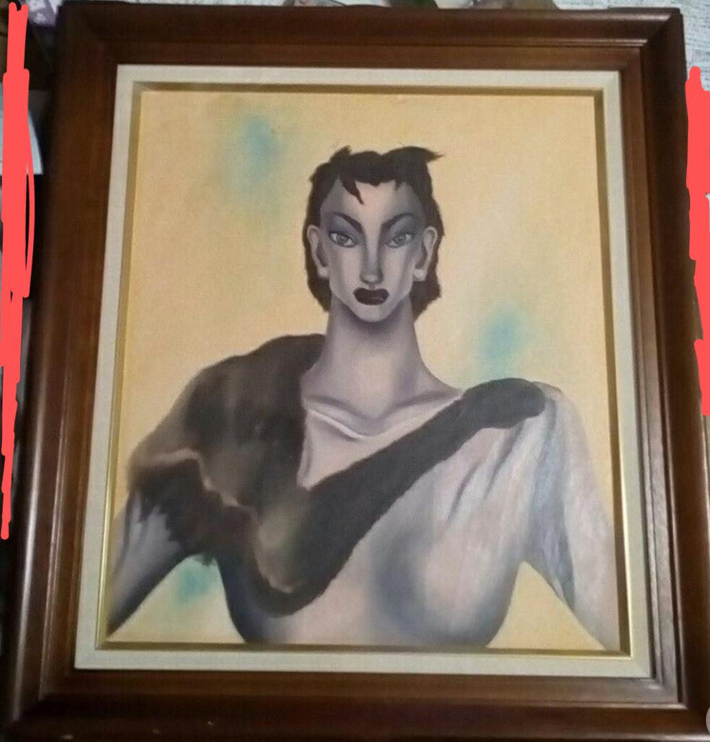 あさのまさひろ真作油彩肉筆10号