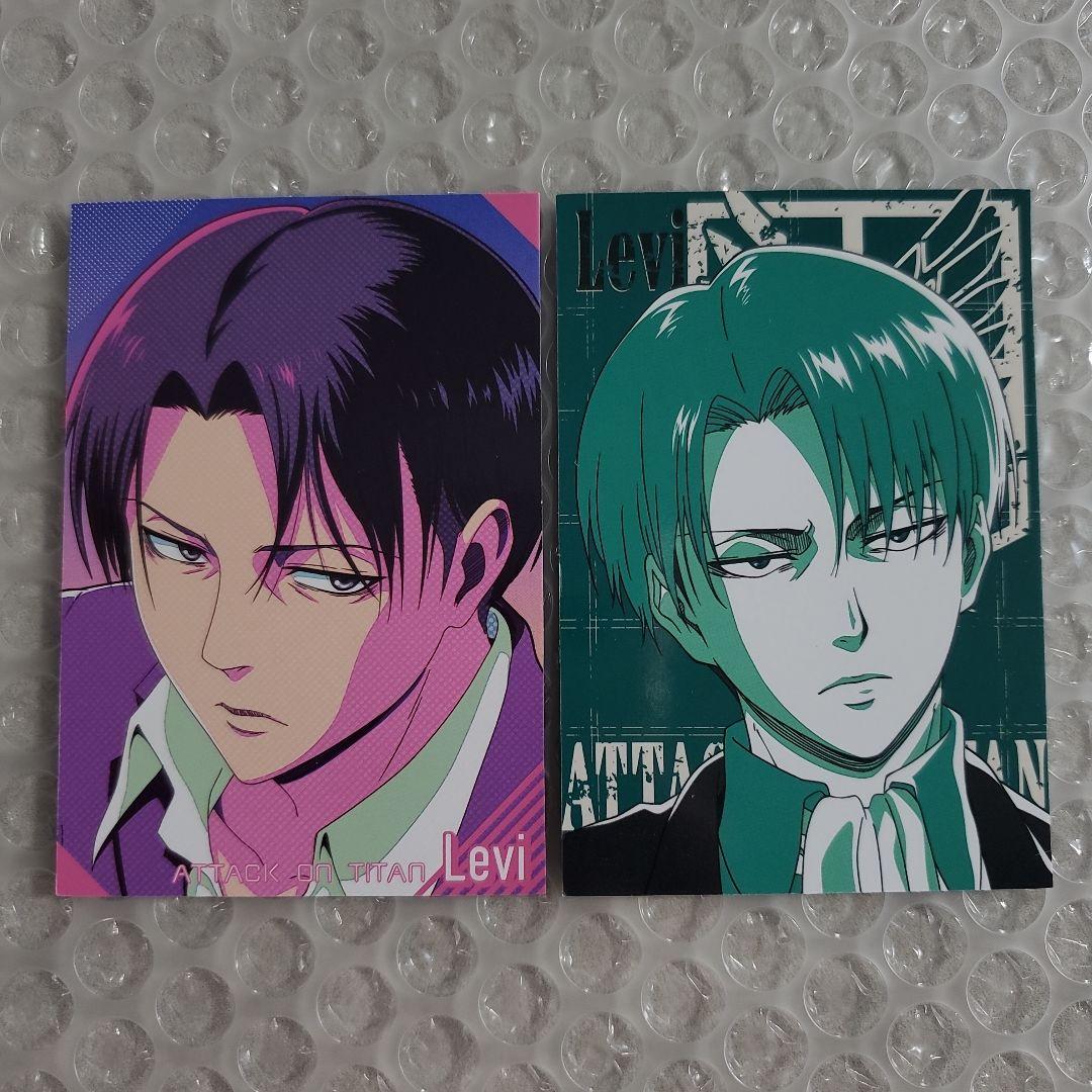 進撃の巨人 WIT STUDIO カード リヴァイ 2枚 - メルカリ