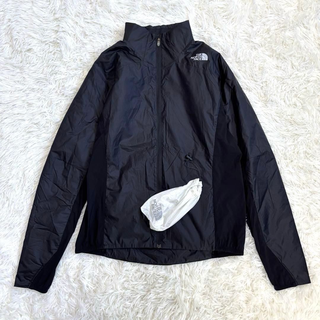 ザノースフェイス ベントリックストレイルジャケット ブラック L 収納袋付き