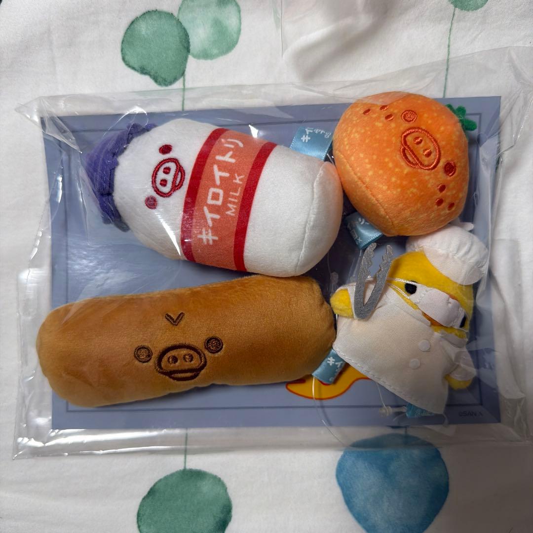 キイロイトリ 学園 給食ぬいぐるみセット サンエックス キ