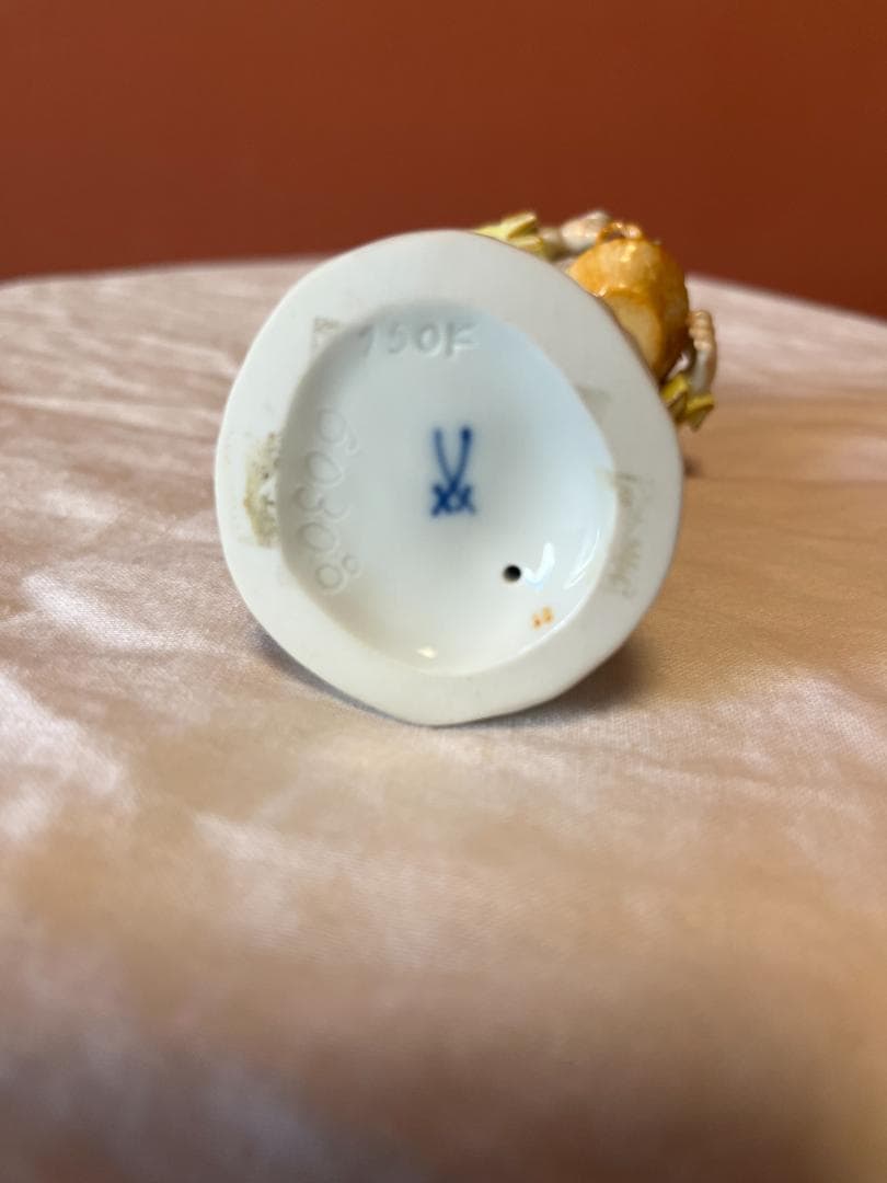 再値下しました）マイセン ガーデナーシリーズ 陶器人形 高さ約14cm