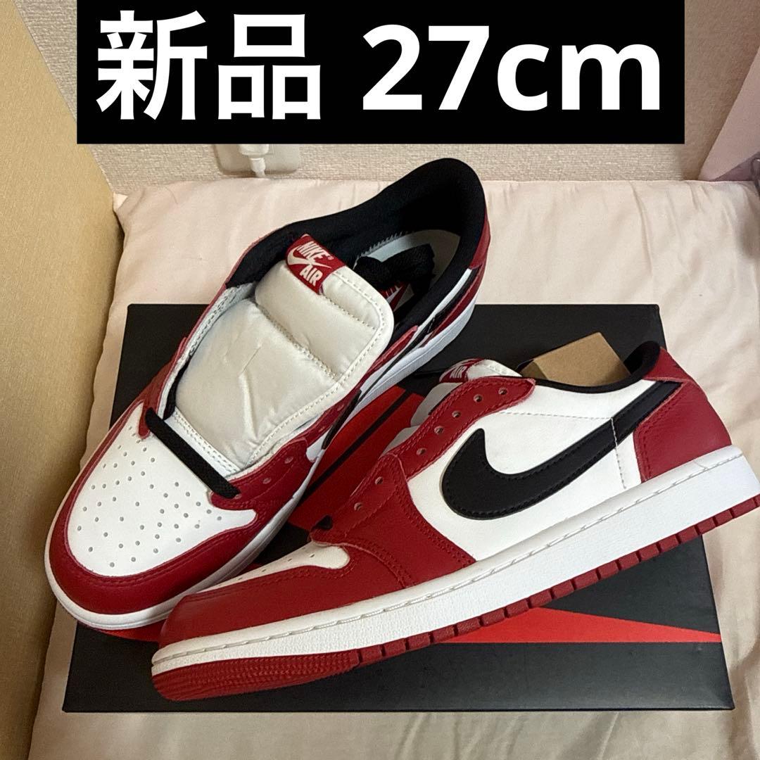 27cm NIKE AIR JORDAN 1 RETRO LOW OG シカゴ Air Jordan 1 Low OG Chicago | Custom Italian Leather Sneakers by
