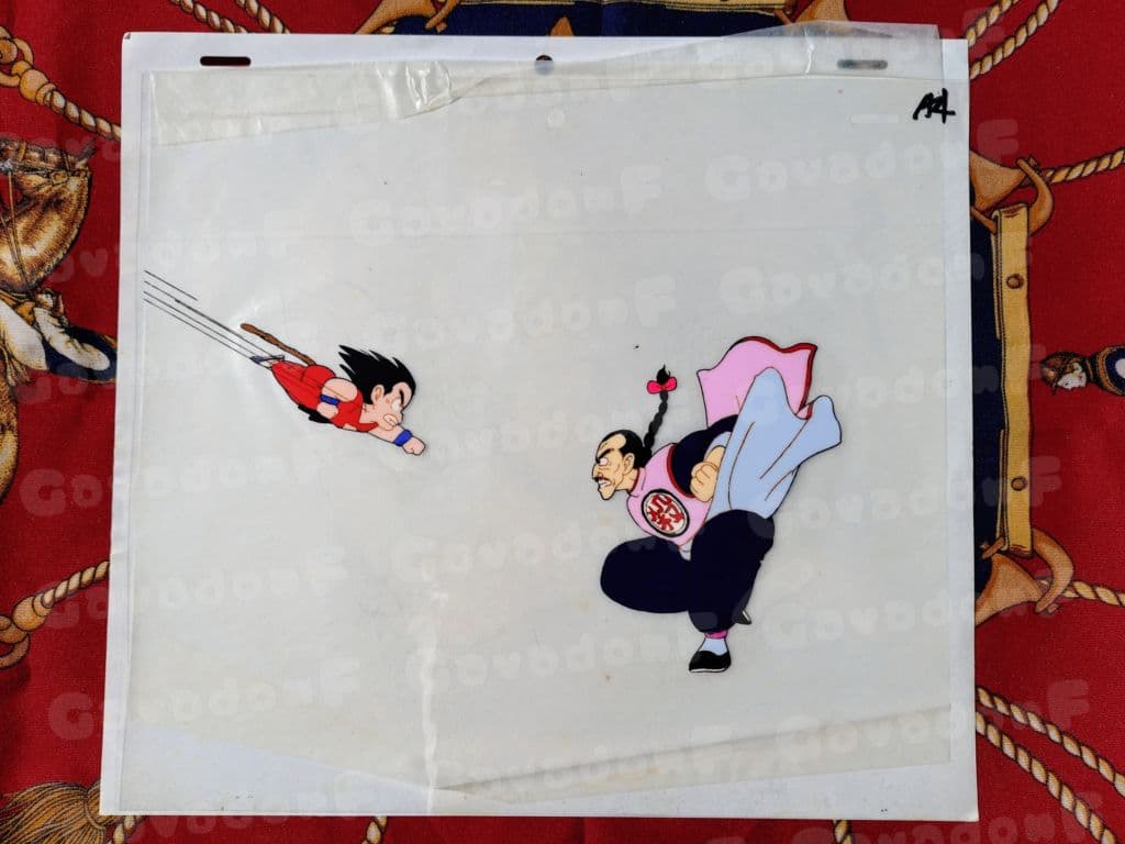 セル画 ドラゴンボール 悟空VS桃白白 当時物