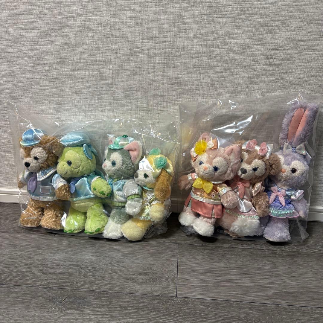 【新品未開封】カラフルハピネス　ダッフィー ポージープラッシー 20周年 ダッフィー 20周年 カラフルハピネス ポージープラッシー バケパ 限定