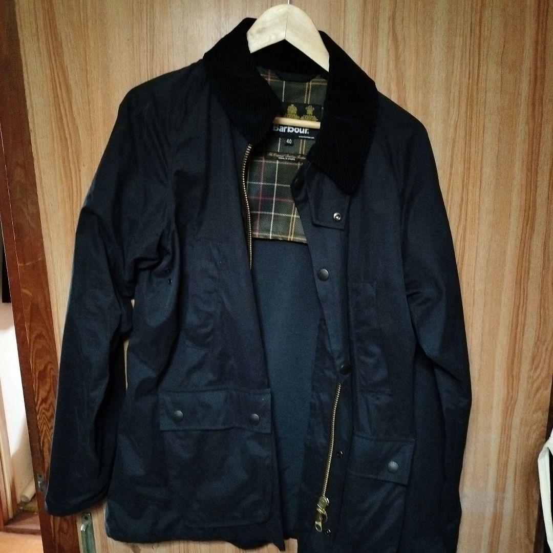 ジャンバブアー　ビデイル　ノンオイル　ネイビー