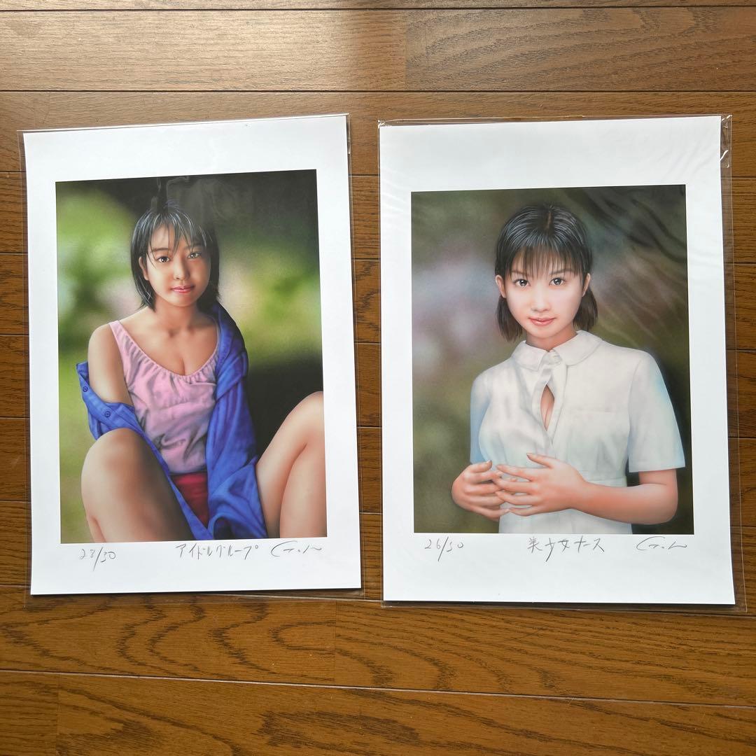 石川吾郎　美人画28点セット売り　作者本人の自筆サイン・エディションナンバー入り