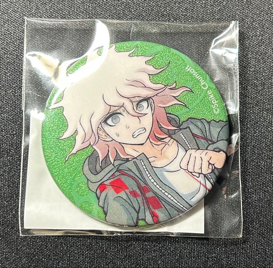 ダンガンロンパ　オンラインくじ　D賞　グリッター缶バッジ　狛枝凪斗