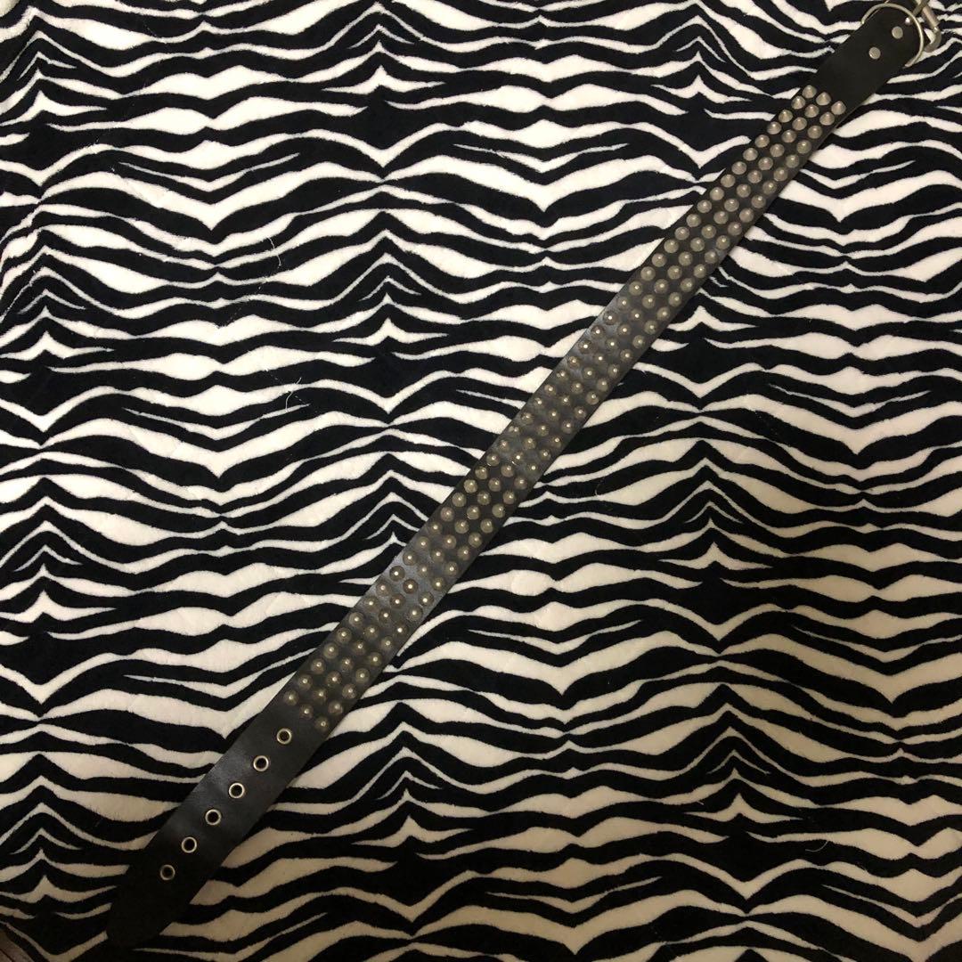 H*様 ジャパコアスタッズベルト:666PUNK鋲ジャンロカサイコビリー