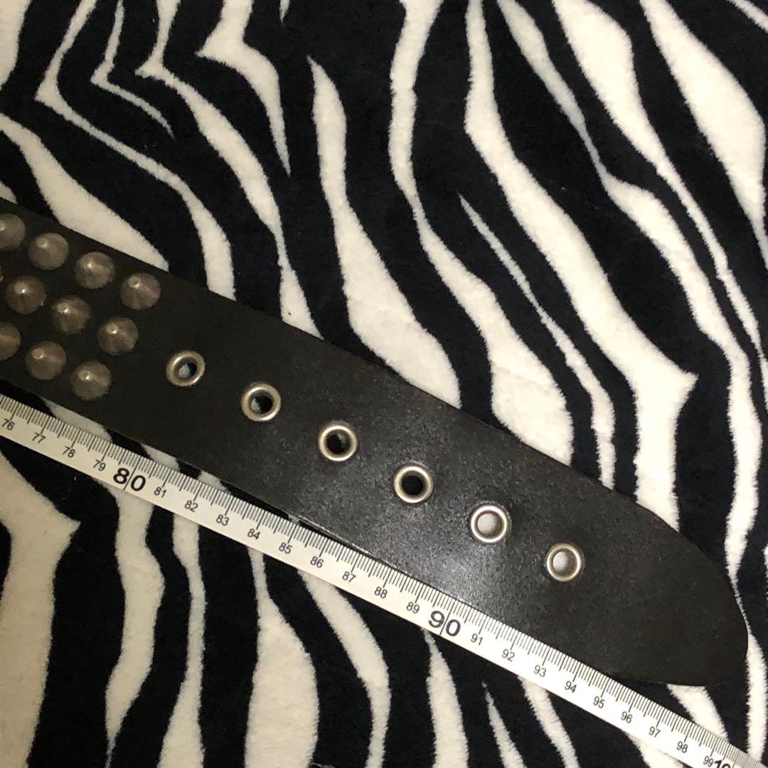 H*様 ジャパコアスタッズベルト:666PUNK鋲ジャンロカサイコビリー