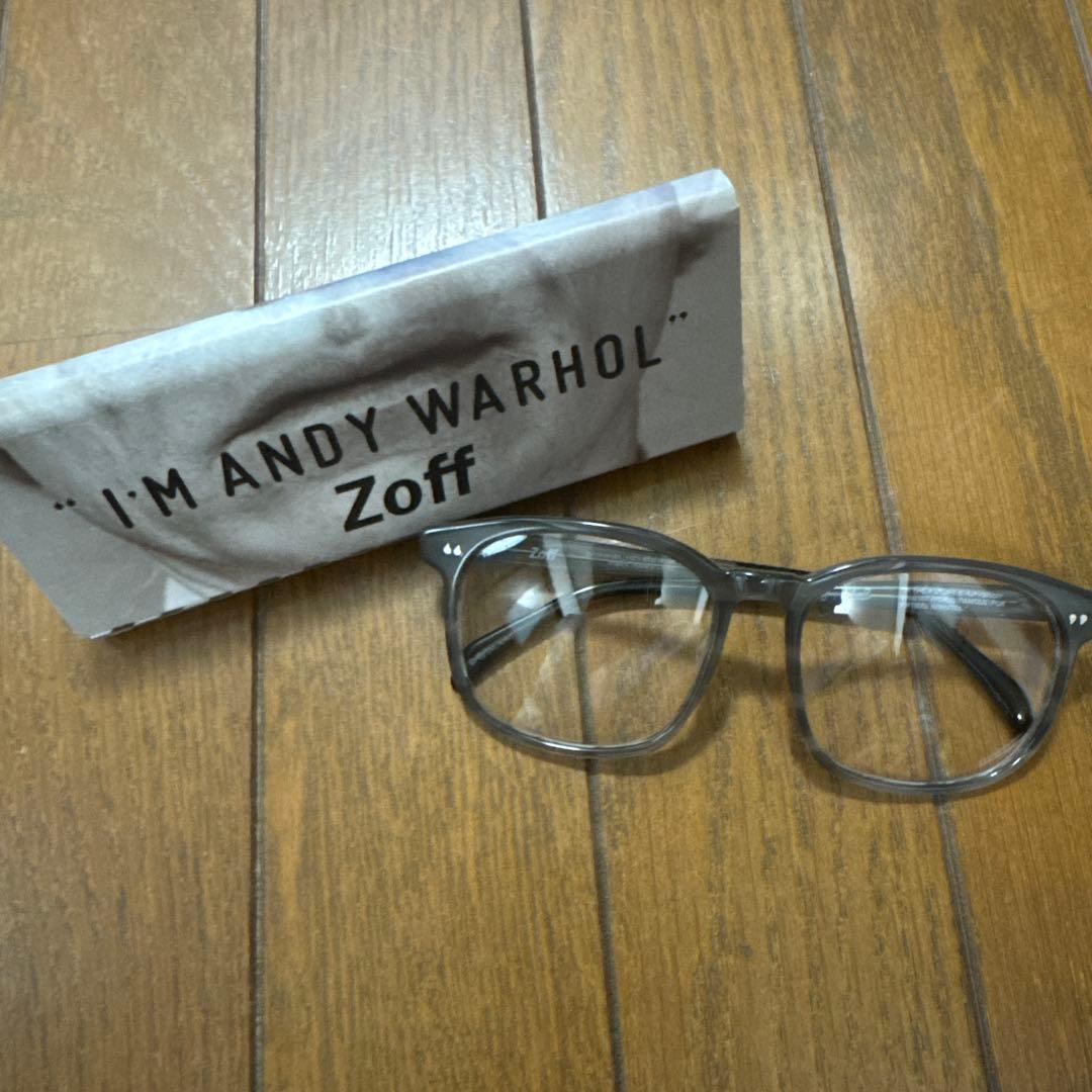 Zoff×ANDY 度なし　メガネ