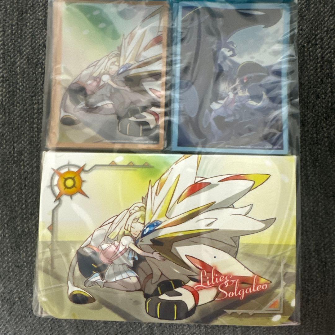 ダブルデッキケース＆シールド リーリエ＆ソルガレオ・ルナアーラ Pokemon (ポケモン) ポケモンカード ダブルデッキケース＆シールド