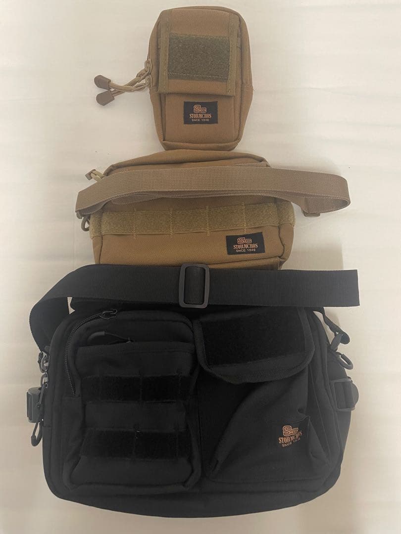 ミリタリー　ブラックバッグ　セット売り