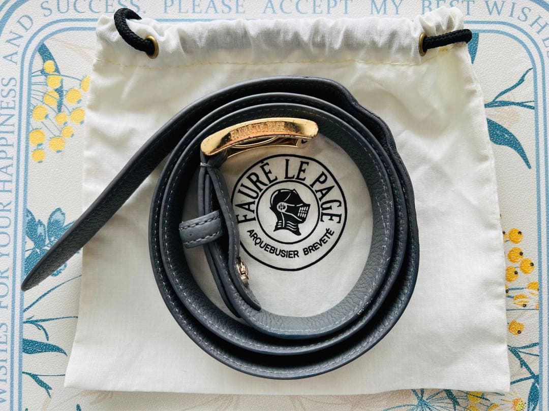 FAURE LE PAGE レザー ベルト 約104cm