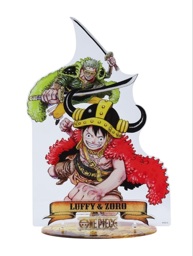 ワンピース ジャンプ 定期購読者限定 アクリルGIGAフィギュア ルフィ ゾロ