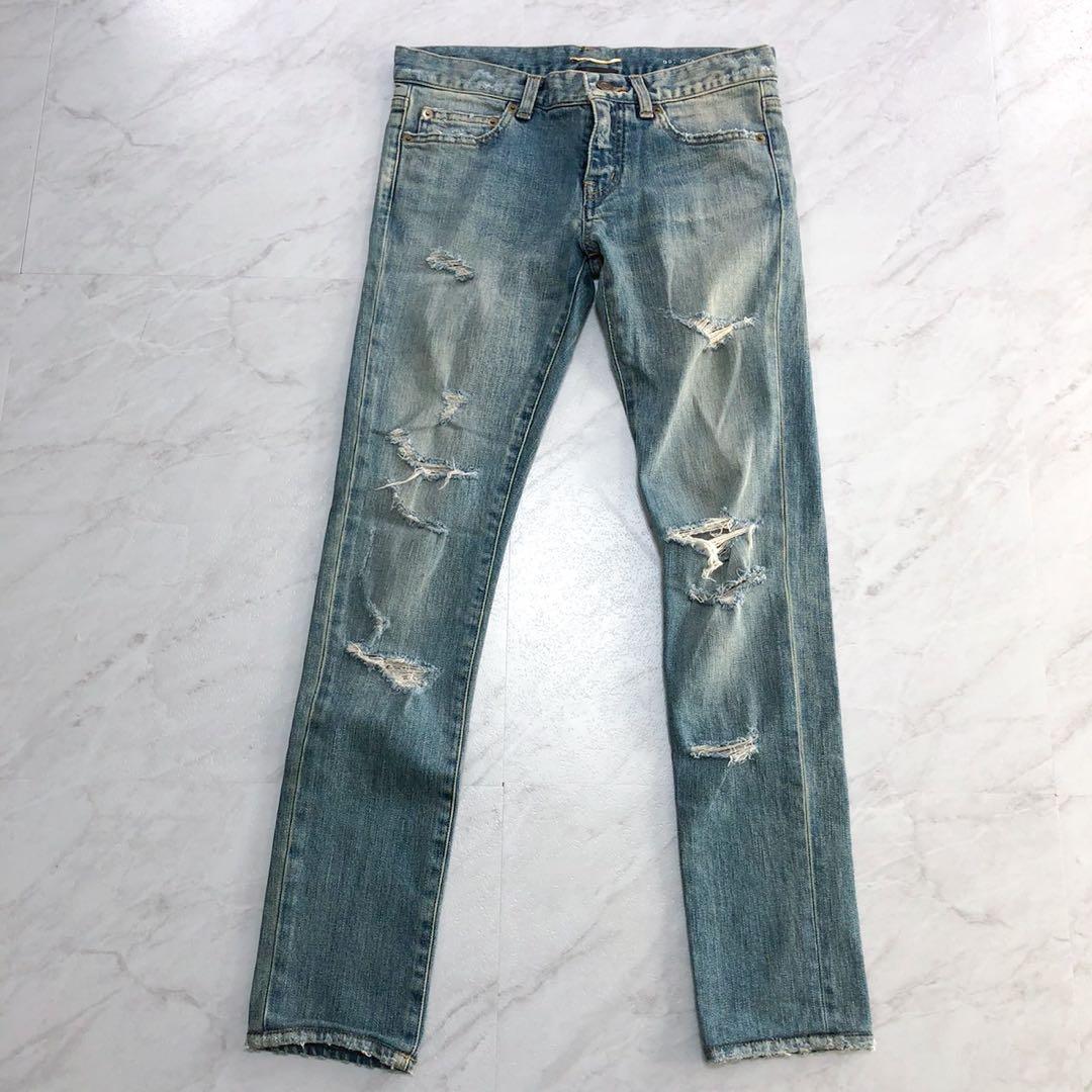 【美品 G-DRAGON着】サンローラン スキニー エディ期 ダメージ 25 MAMAの圧倒的なパフォーマンスからG-DRAGONにハマって色々観てたら