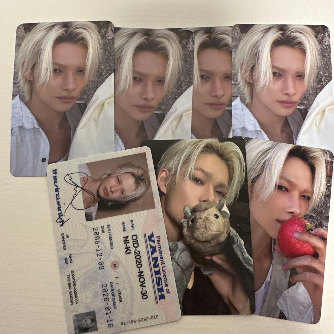 enhypen ニキ 公式トレカ セット the sin:vanish - メルカリ