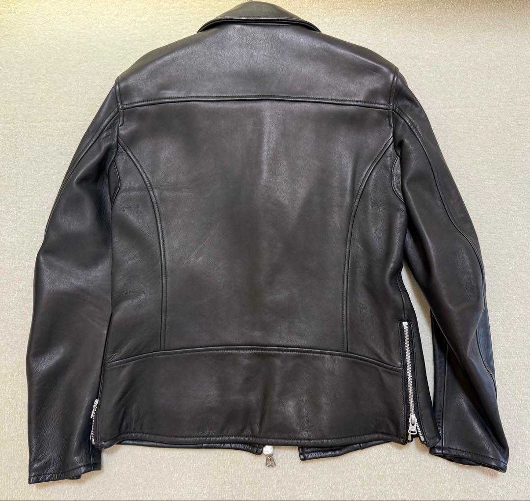 バックラッシュB'2nd別注スペインシープレザーWライダース黒M - メルカリ