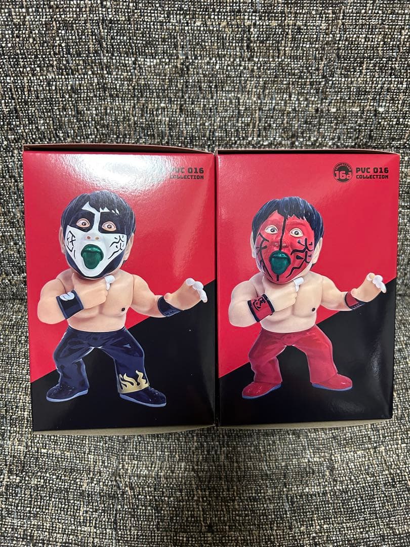 16dソフビコレクション☆グレート・ムタ 初期 赤ペイント& 悪魔相（白