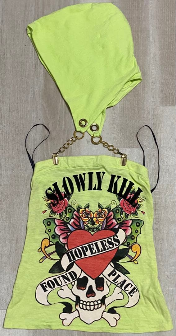 d.i.a. ダイヤ　スカルトップス　蛍光イエロー