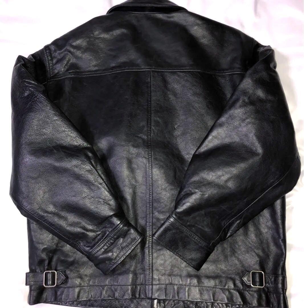美品】OLD GAP レザー ジャケット 黒 ギャップ M - メルカリ