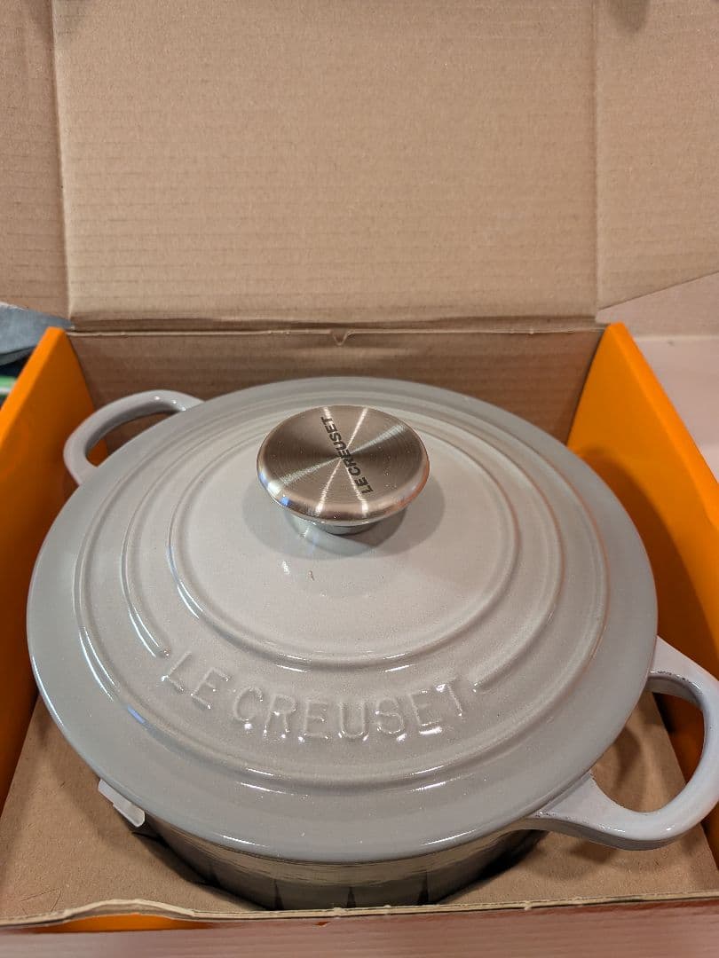 【未使用】ル・クルーゼ　Le Creuset　ココット・ロンド 18cm