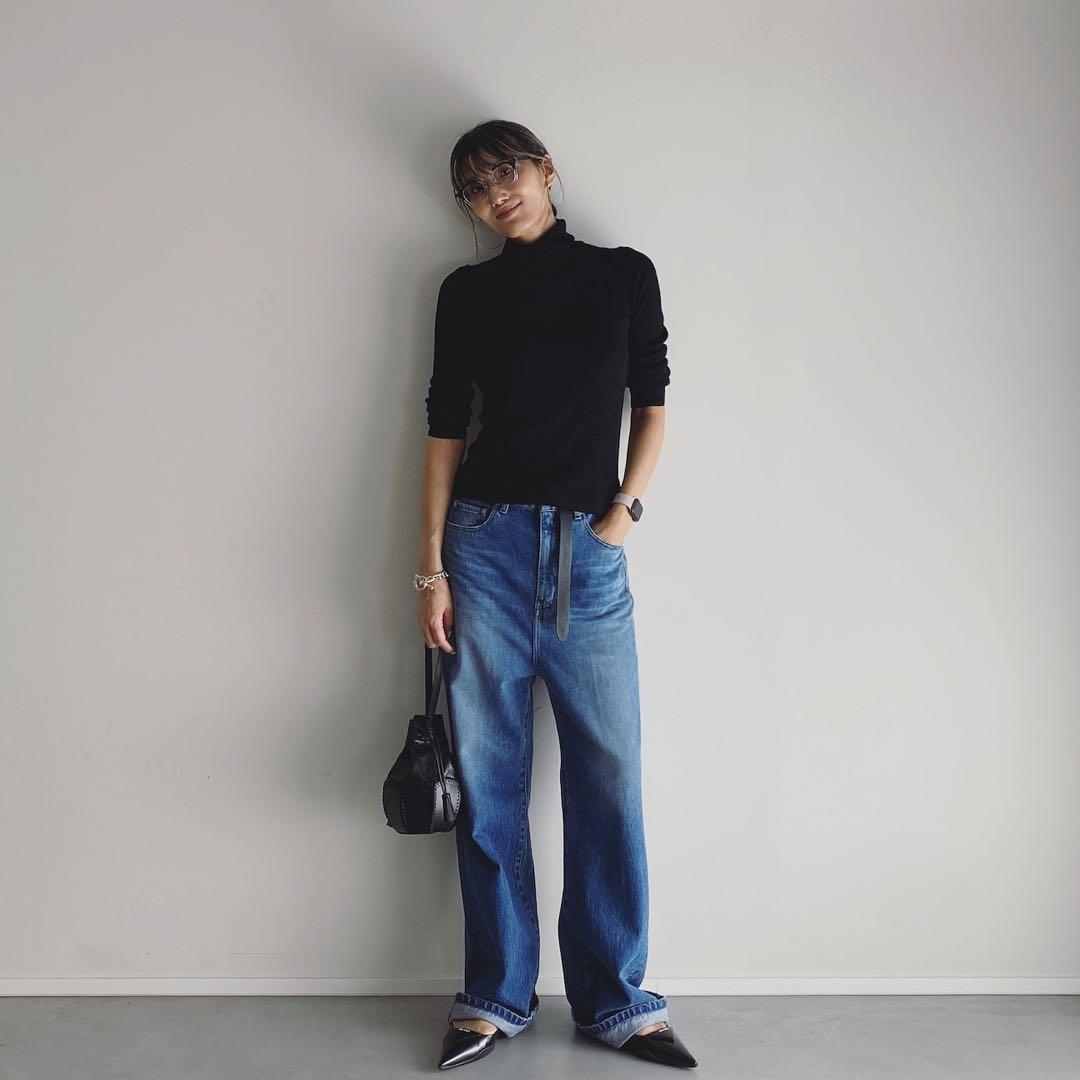 【新品タグ付】woadblue×坪田あさみ SALUU デニムパンツ24