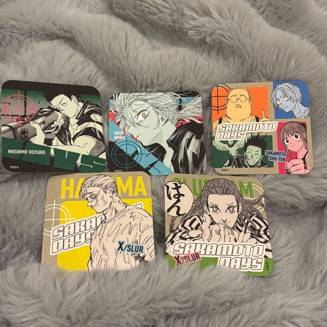 SAKAMOTO DAYS アートコースター 第1弾 5枚セット - メルカリ