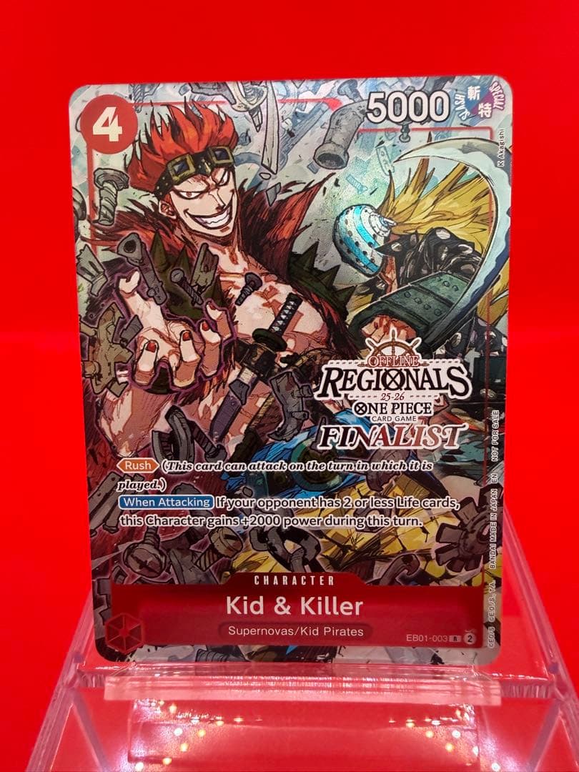 【英語版】キッド&キラーCS25-26 REGIONAL TOPPLAYER