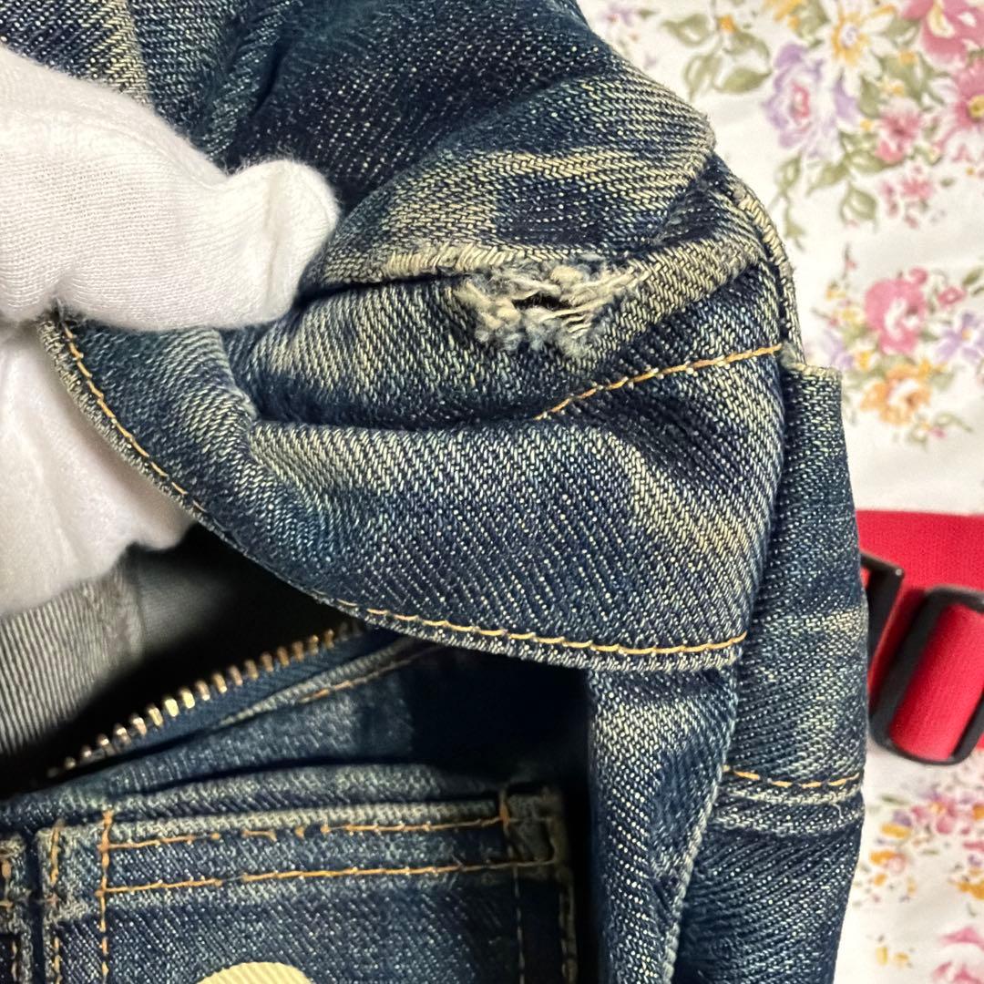 EVISU ボディバック 希少エビスヤ赤タブ かもめ 5ポケット エヴィス