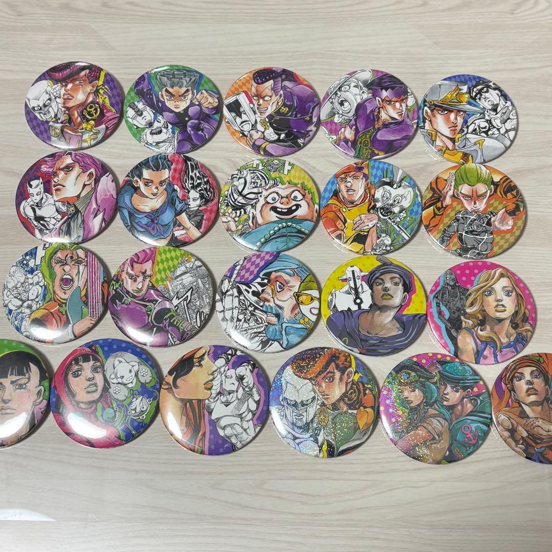 ジョジョ展 in S市杜王町 2017 コレクション缶バッジ コンプリートセット ジョジョ展in S市杜王町 2017 缶バッジ 東方定助&広瀬康穂 原画 レア