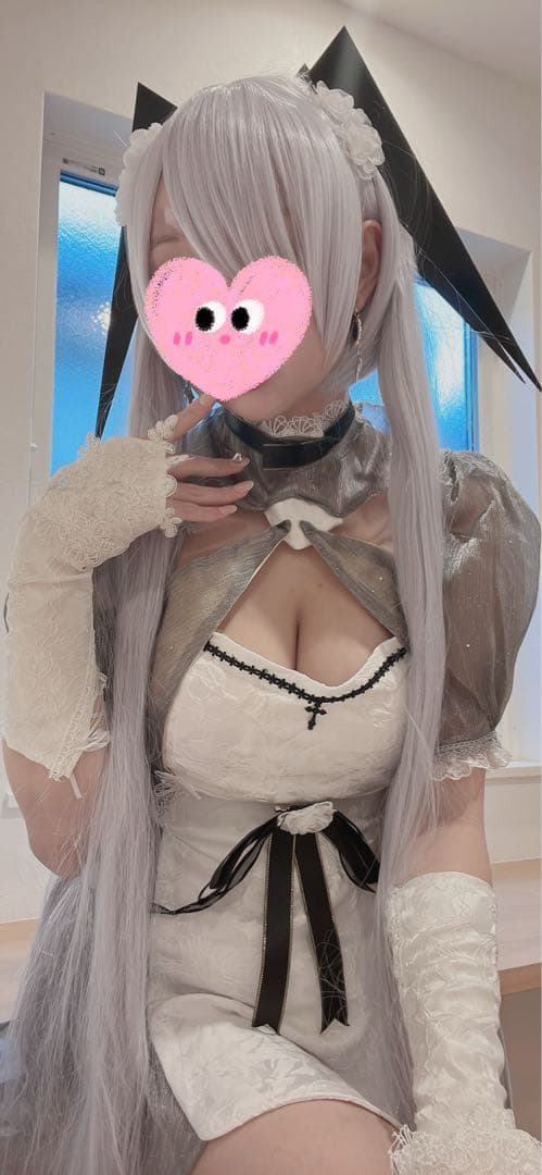 勝利の女神NIKKE ニケ　シンデレラ　2周年イラスト　コスプレ衣装＋ウィッグ