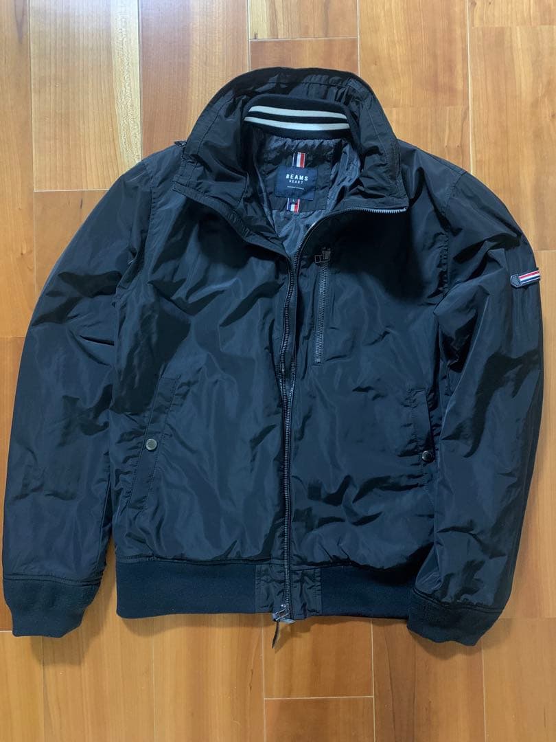 BEAMS HEART メンズ　ジャンパー　ブラック　黒　Lサイズ　ビームス