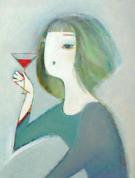 油絵 絵 絵画 インテリア 油絵 F6-050313 人物 女性像 ルノワール - ギターとスペインの女 - 手描き油絵 F8 | 壁掛けアート