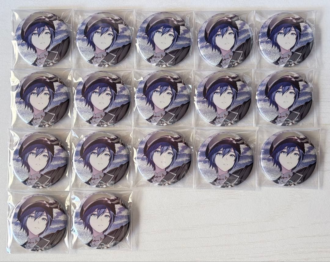 プロセカ KAITO グリッター缶バッジ グリ缶 vol.12 C 17点