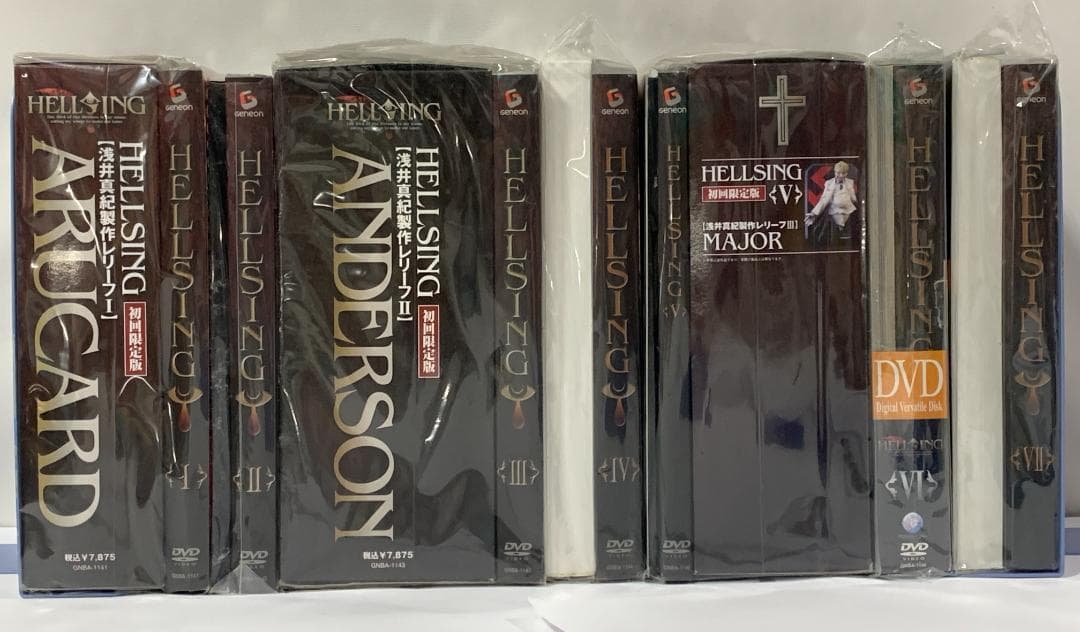 HELLSING ヘルシング DVD 初回限定版 全7巻セット