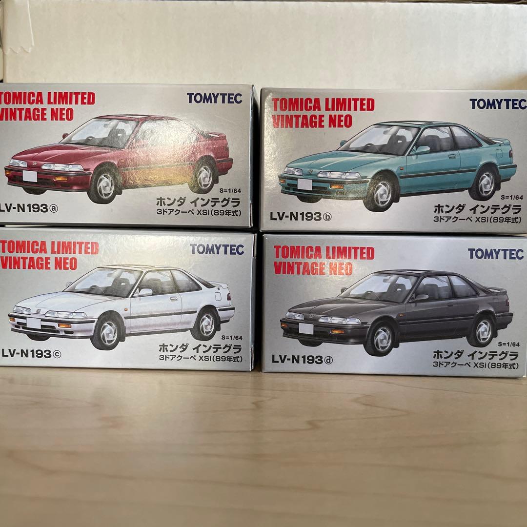 【新品未使用】ホンダ インテグラ XSi （89年式）LV-N193 4台