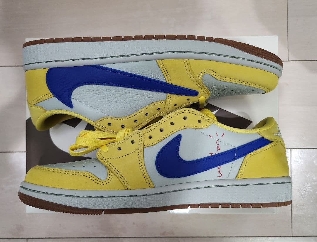 Travis Scott × NIKE AIR JORDAN 1 Canary