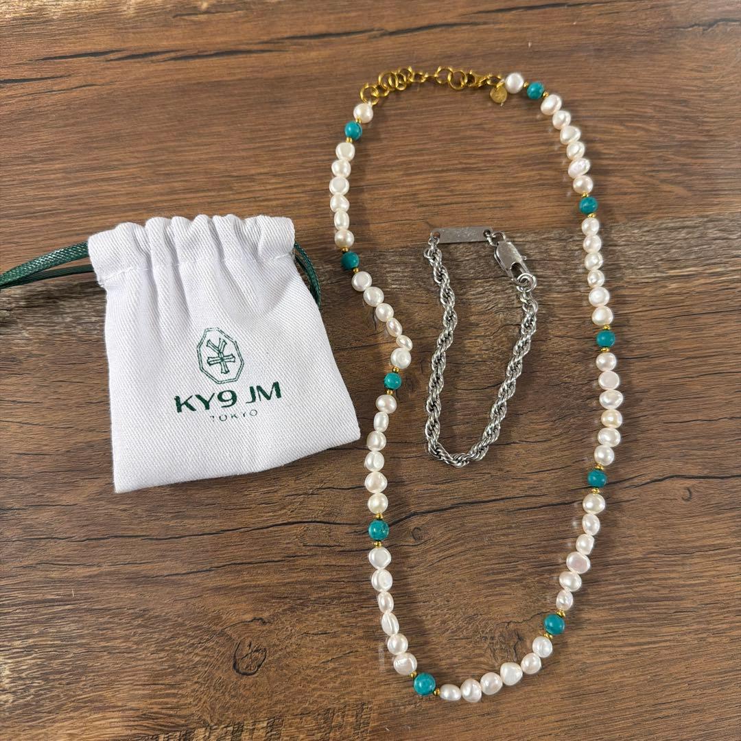値下げ中 美品 KY9JM ky9jmターコイズ ネックレス ブレスレットセット