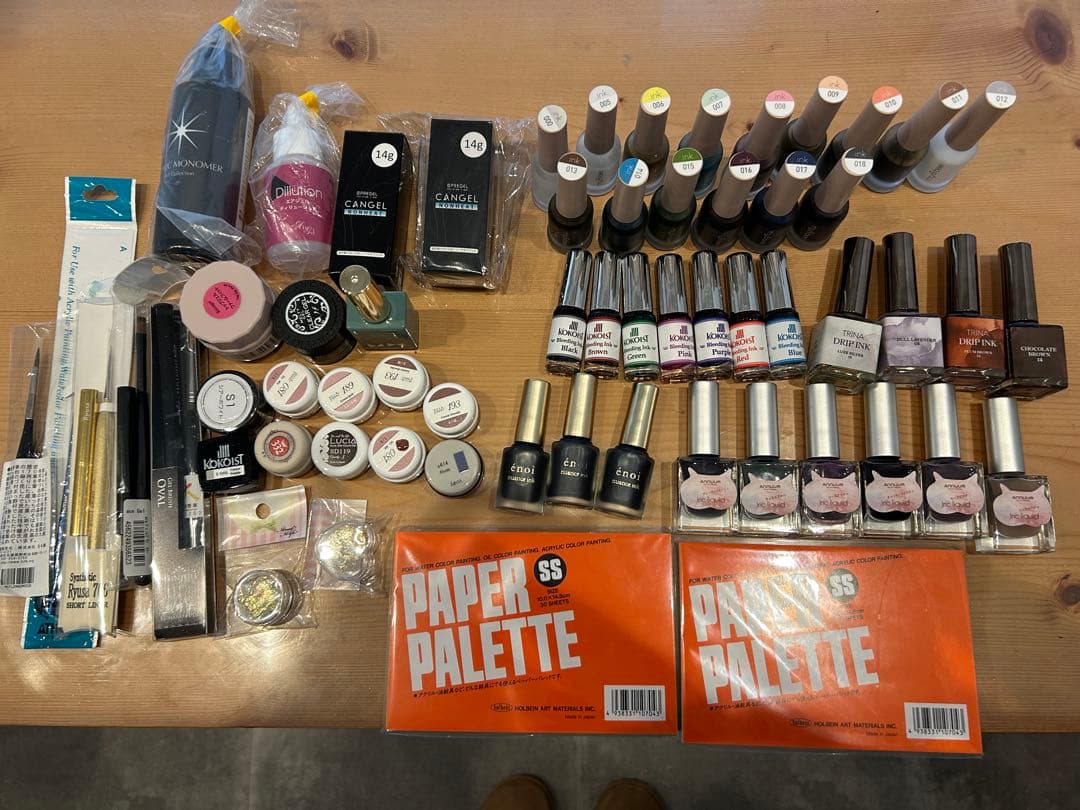 値下げしました！未使用品多数ネイルアート用品セット/ジェルネイル/ネイル用インク