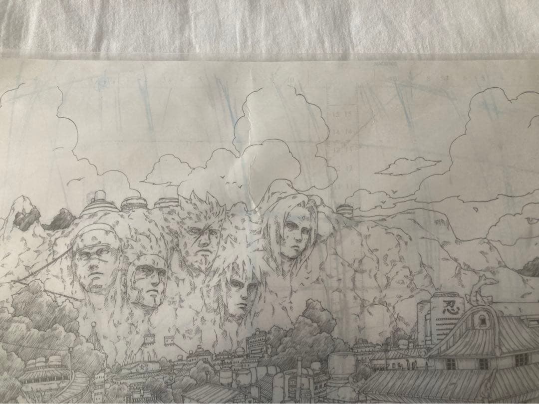 NARUTO 複製原画 木の葉隠れの里 - メルカリ
