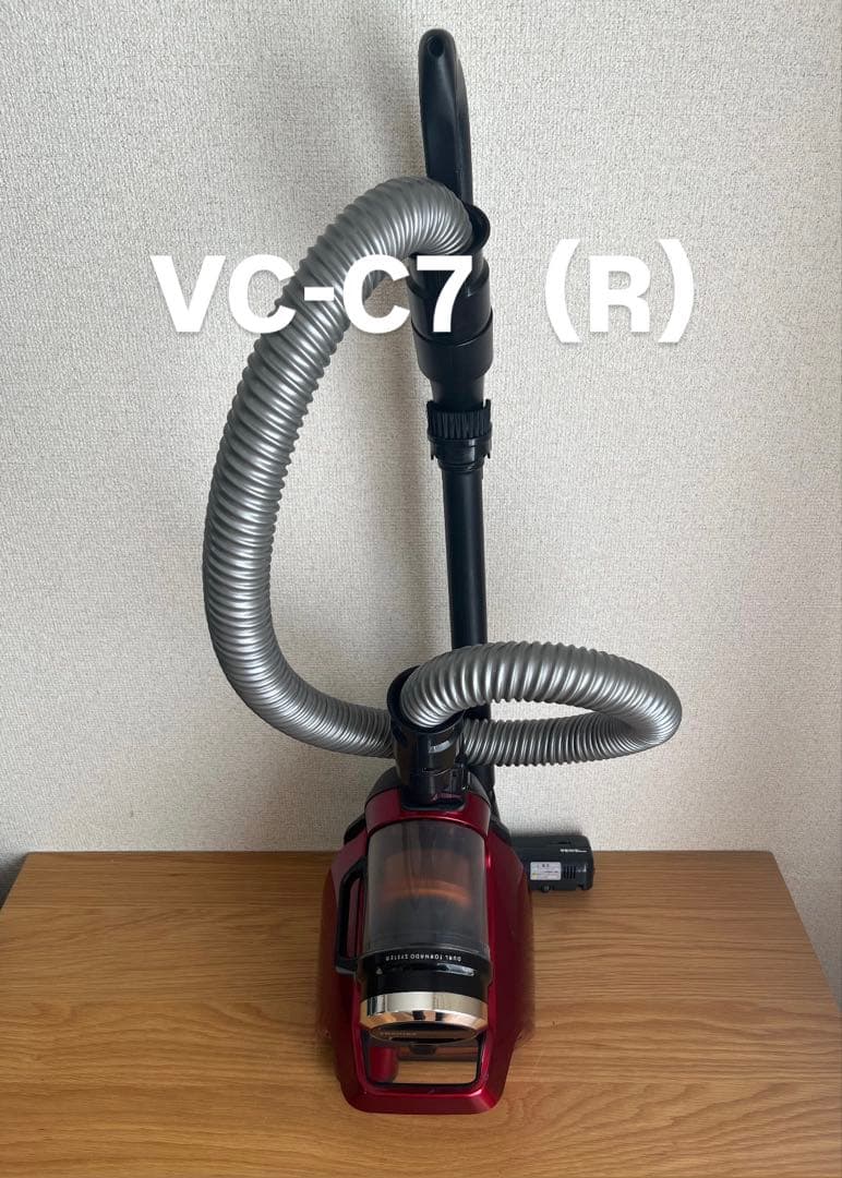 東芝 クリーナー VC-C7（R） 【消毒/清掃/動作確認済】