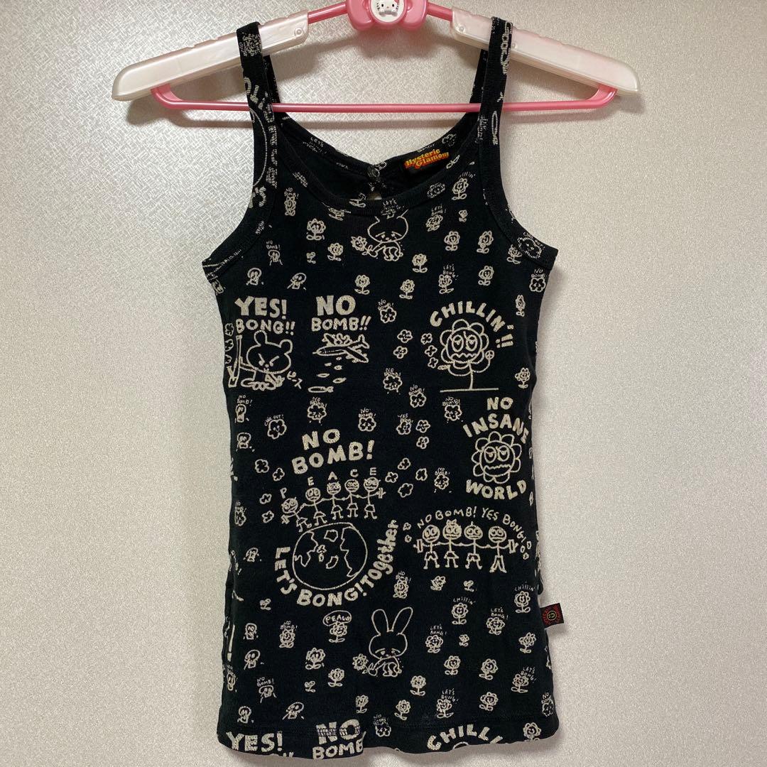 ヒステリックグラマー落書き柄タンクトップ