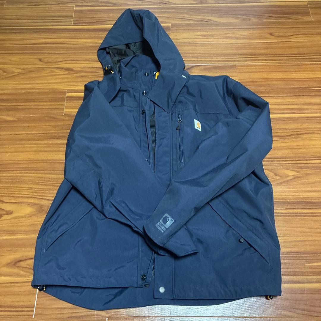 Carhartt STORM DEFENDER マウンテンパーカー ネイビー