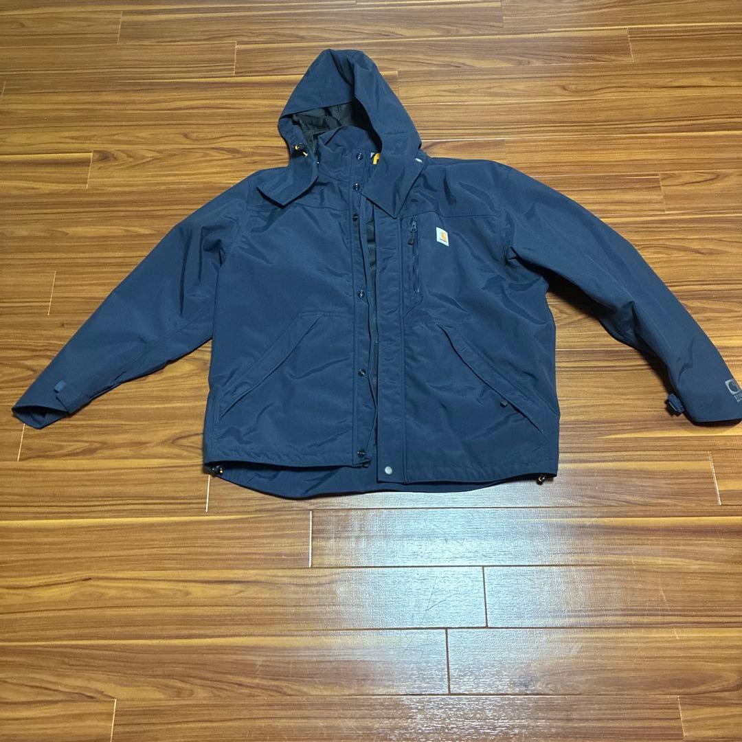 Carhartt STORM DEFENDER マウンテンパーカー ネイビー