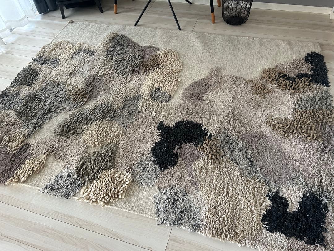 新品同様⭐︎BoConcept Vivedラグ グレー✖️クリーム系